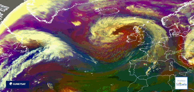 Animación imágenes satélite Meteosat