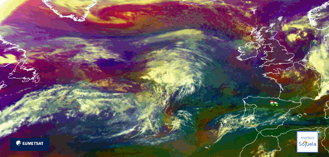 Animación imágenes satélite Meteosat