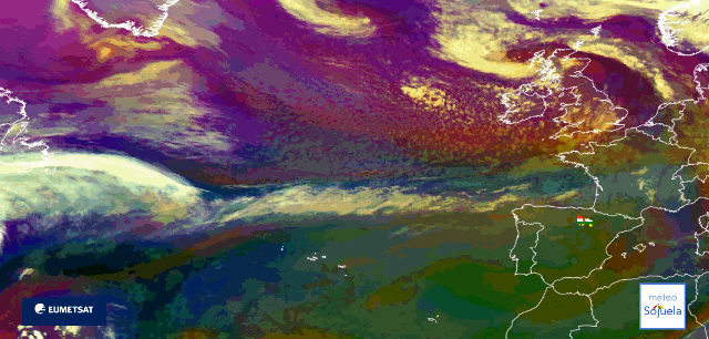 Animación imágenes satélite Meteosat