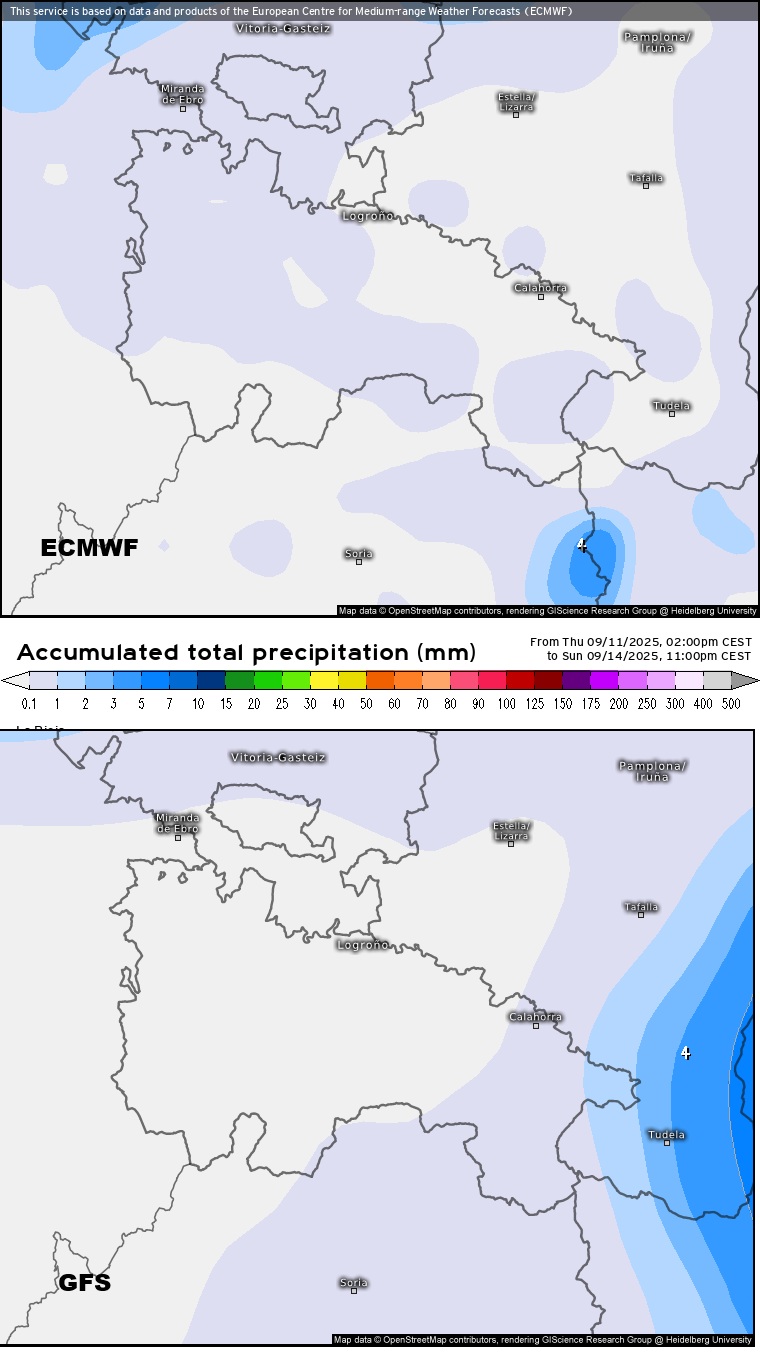Previsión de Precipitación Acumulada