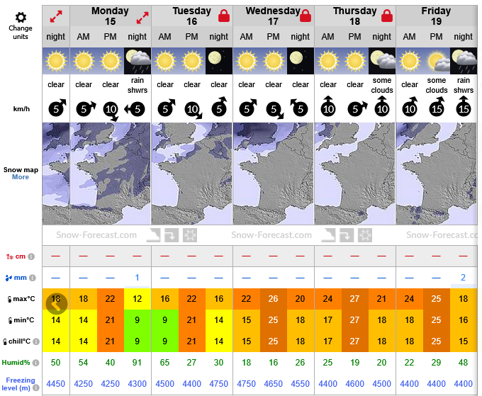 Previsiones tiempo montaña La Rioja Valdezcaray. Meteosojuela La Rioja