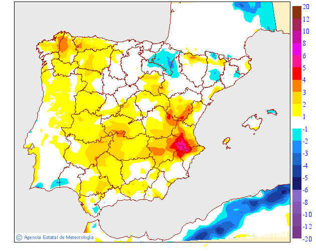 Variación de temperaturas máximas AEMET Meteosojuela 01