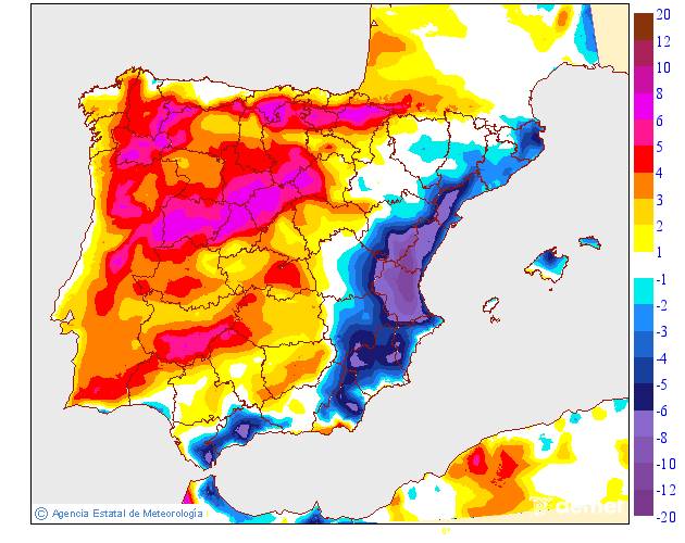 Variación de temperaturas máximas AEMET Meteosojuela 05