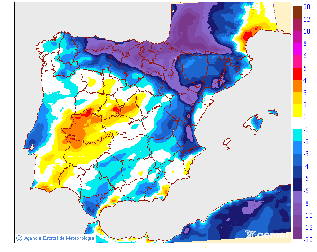 Variación de temperaturas máximas AEMET Meteosojuela 08