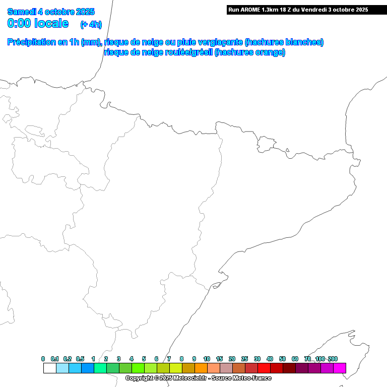Animación evolución de las precipitaciones previstas en La Rioja