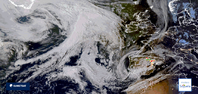 Animación imágenes satélite Meteosat