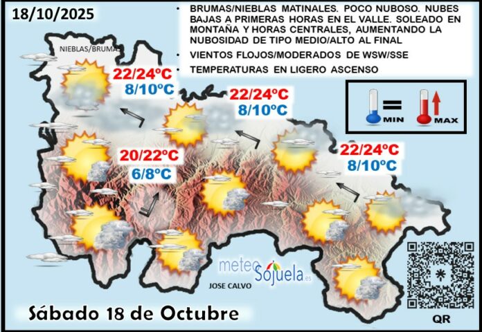 Mapa del tiempo en La Rioja. Meteosojuela Mapa del tiempo en La Rioja. Meteosojuela