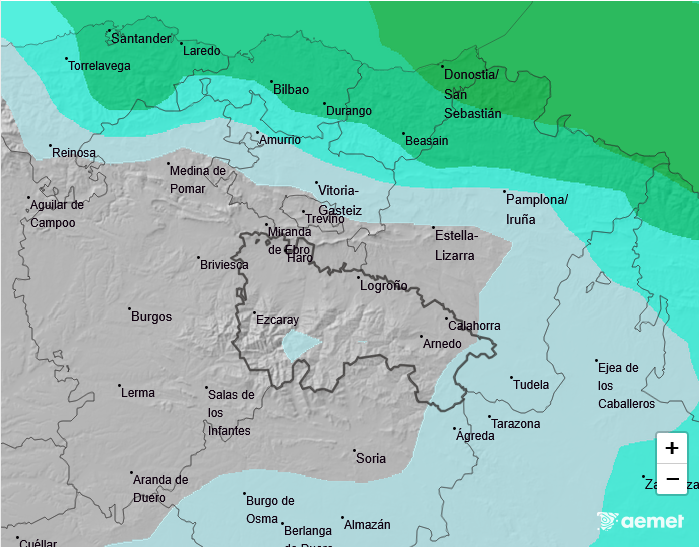 Precipitación Media según AEMET. Meteosojuela La Rioja 02