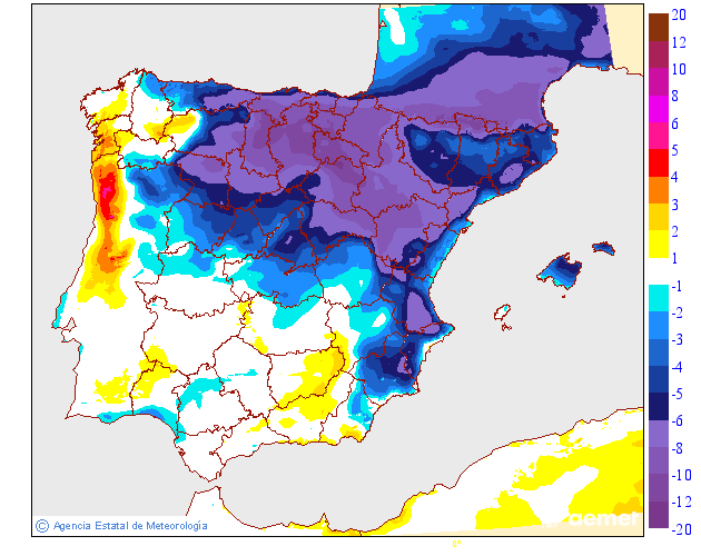 Variación de temperaturas máximas AEMET Meteosojuela 0510