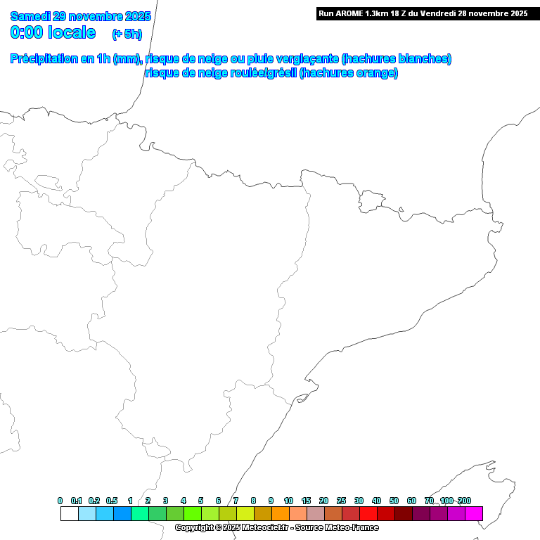 Animación evolución de las precipitaciones previstas en La Rioja