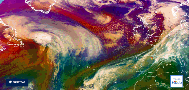 Animación imágenes satélite Meteosat