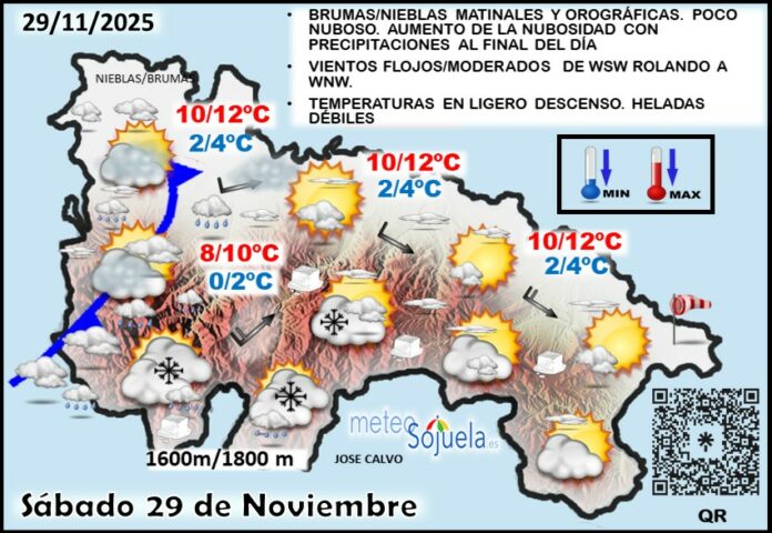 Mapa del tiempo en La Rioja. Meteosojuela Mapa del tiempo en La Rioja. Meteosojuela