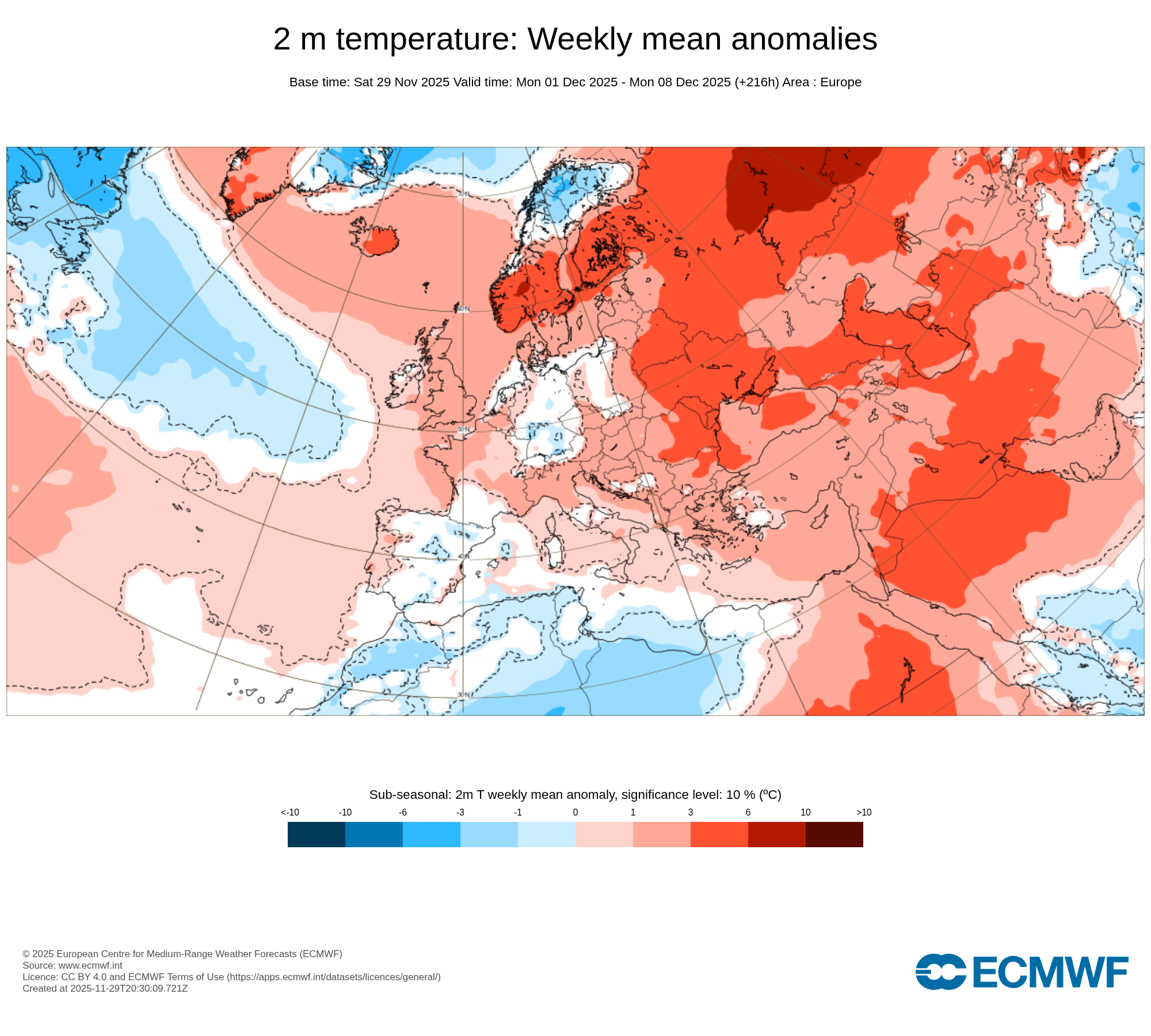 Modelos de Temperaturas Diciembre 1ª semana ECMWF .Meteosojuela La Rioja