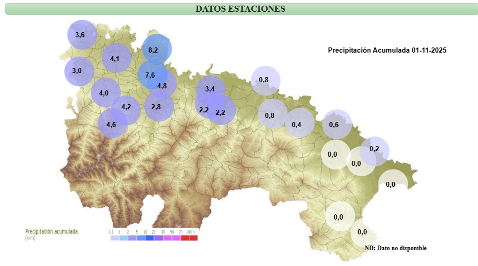 Precipitación Acumulada en La Rioja