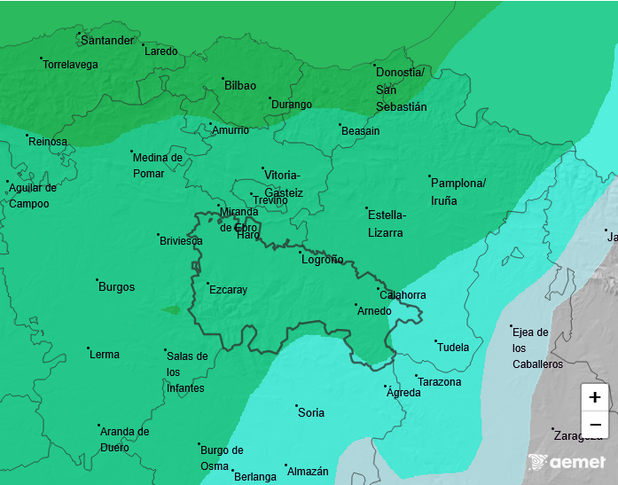 Precipitación Media según AEMET 29