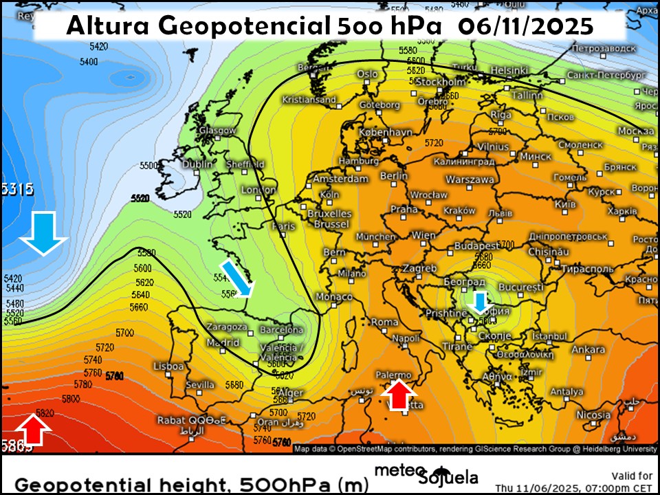 Vaguada retirándose por el Mediterráneo