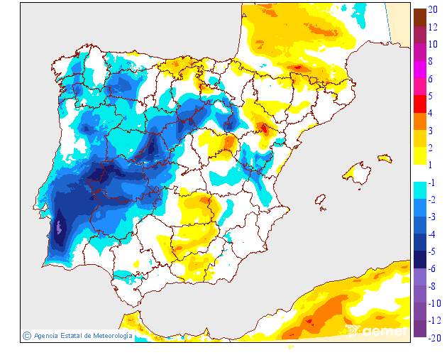 Variación de temperaturas máximas AEMET Meteosojuela 05