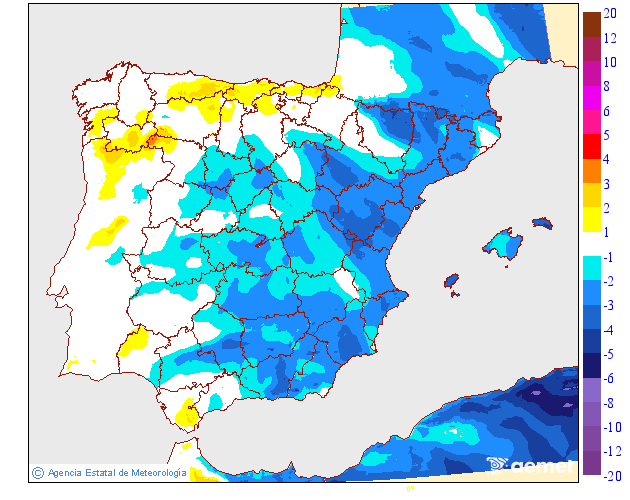 Variación de temperaturas máximas AEMET Meteosojuela 26