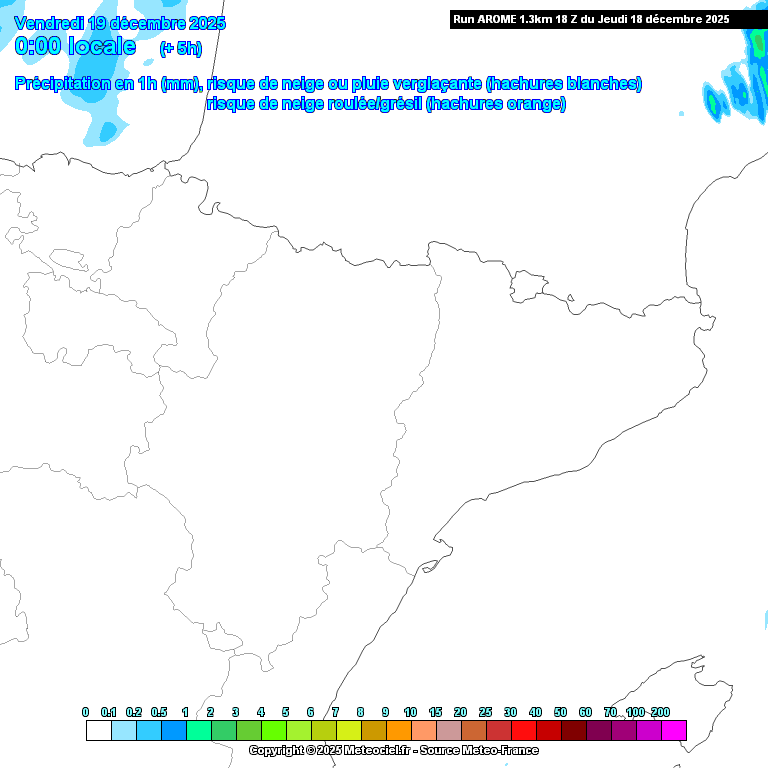 Animación evolución de las precipitaciones previstas en La Rioja