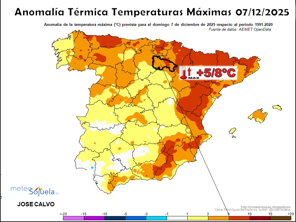 Anomalía Térmica Máximas 07 12