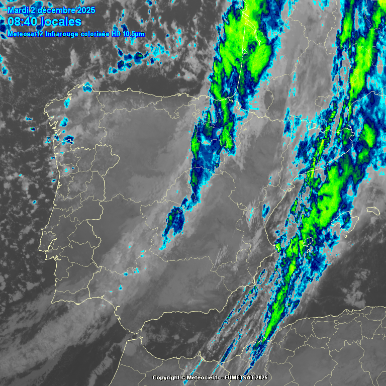 Desfile de frentes atlánticos