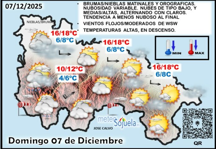Mapa del tiempo en La Rioja. Meteosojuela Mapa del tiempo en La Rioja. Meteosojuela