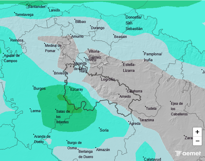 Precipitación Media según AEMET. Meteosojuela La Rioja 06
