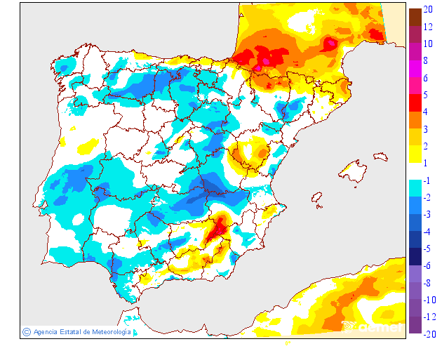 Variación de temperaturas máximas AEMET Meteosojuela 07