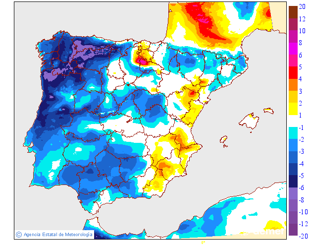 Variación de temperaturas máximas AEMET Meteosojuela 15