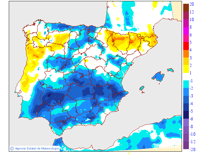 Variación de temperaturas máximas AEMET Meteosojuela 16