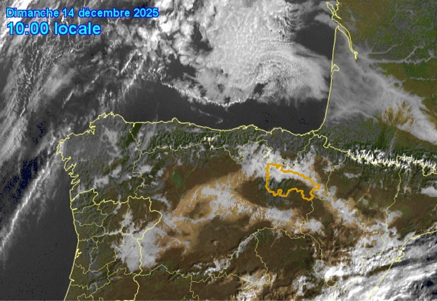 Imágenes Satélite Meteosat Niebla en el valle del Ebro