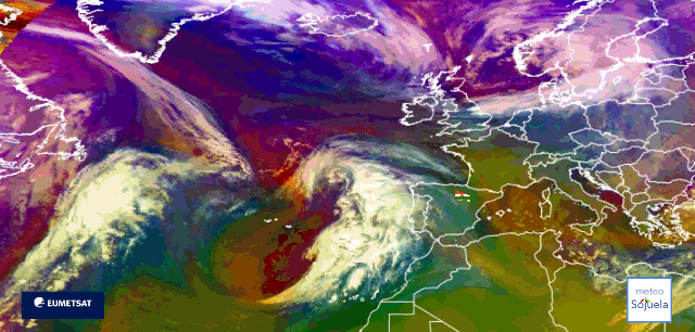 Animación imágenes satélite Meteosat