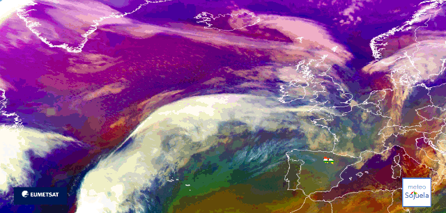 Animación imágenes satélite Meteosat
