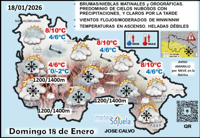 Mapa del tiempo en La Rioja. Meteosojuela Mapa del tiempo en La Rioja. Meteosojuela