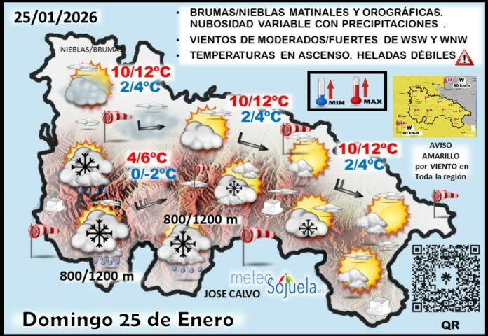 Mapa del tiempo en La Rioja. Meteosojuela Mapa del tiempo en La Rioja. Meteosojuela