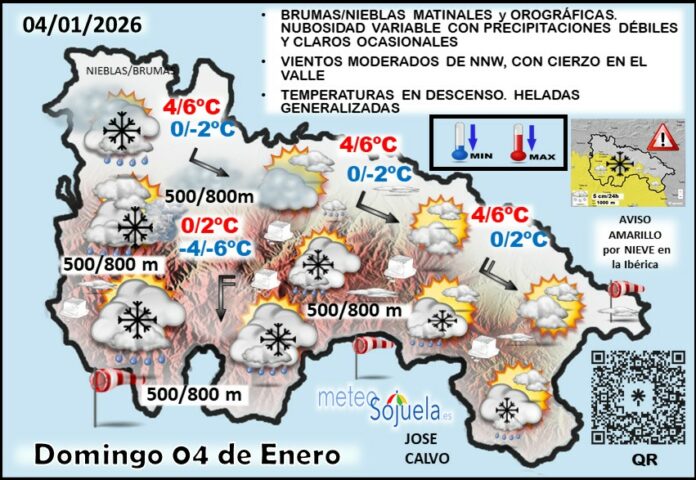 Mapa del tiempo en La Rioja. Meteosojuela Mapa del tiempo en La Rioja. Meteosojuela