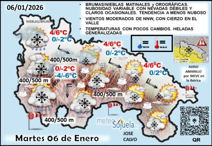 Mapa del tiempo en La Rioja. Meteosojuela Mapa del tiempo en La Rioja. Meteosojuela