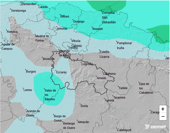 Precipitación Media según AEMET. Meteosojuela La Rioja 11