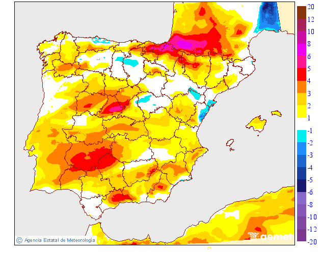 Variación de temperaturas máximas AEMET Meteosojuela 01