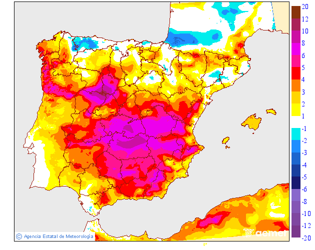 Variación de temperaturas máximas AEMET Meteosojuela 02