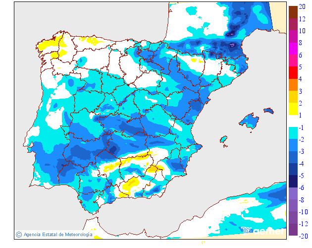 Variación de temperaturas máximas AEMET Meteosojuela 10