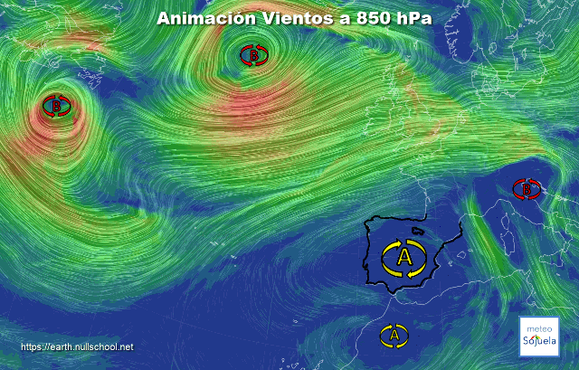 Animación Viento 850hPa. 2002 Anticiclón