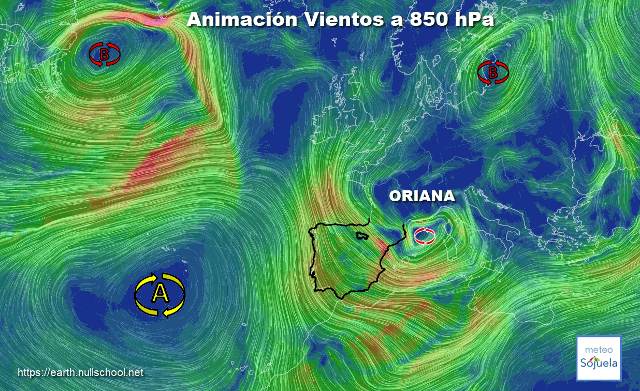 Animación Viento Borrasca Oriana