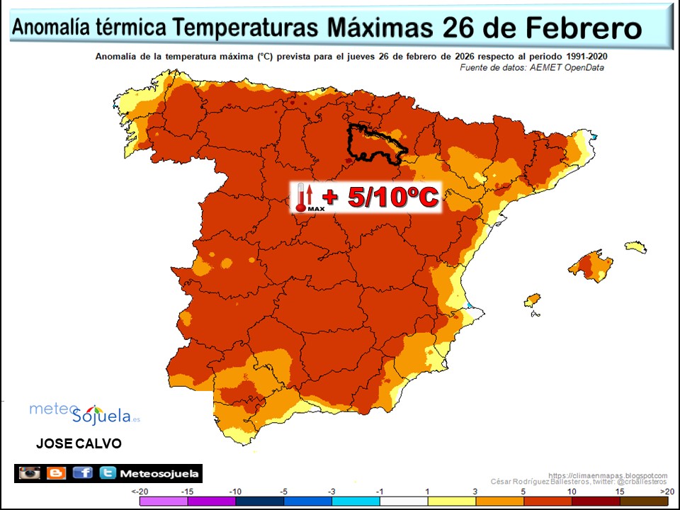 Anomalía Termica Temperaturas Máximas