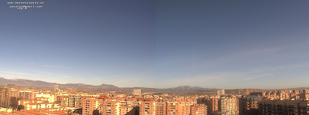 Imagen WEBCAM 1 Logroño. www.meteosojuela.es