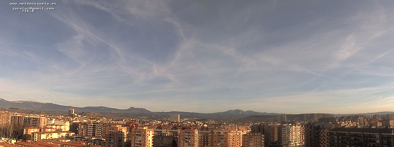 Imagen WEBCAM Logroño. www.meteosojuela.es