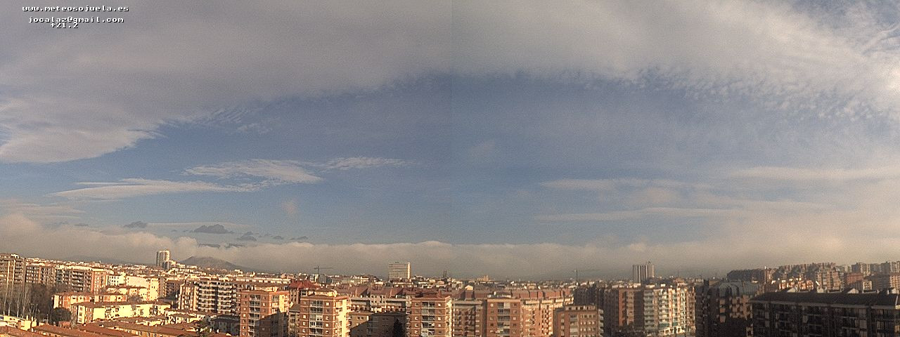 Imagen WEBCAM Logroño. www.meteosojuela.es