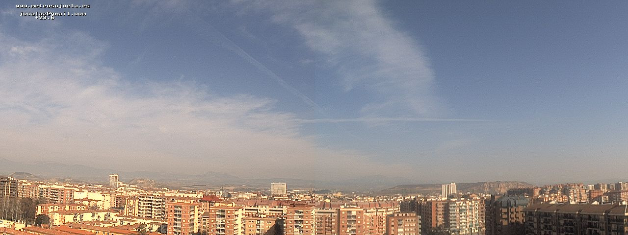 Imagen WEBCAM Logroño Frente. www.meteosojuela.es