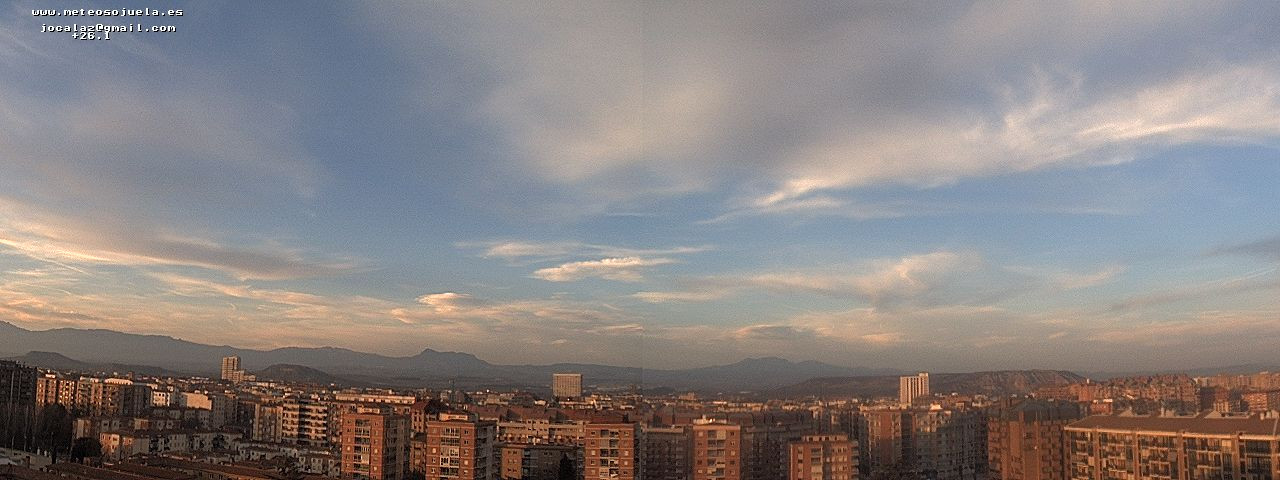 Imagen WEBCAM Logroño. www.meteosojuela.es