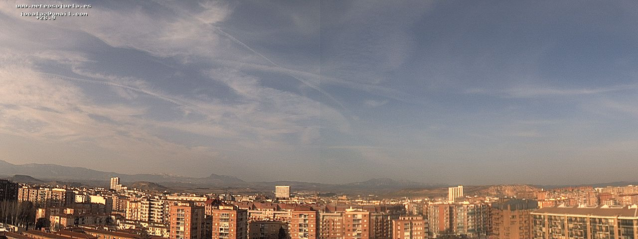 Imagen WEBCAM Logroño. www.meteosojuela.es